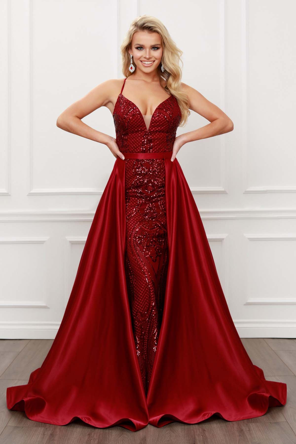 FULL LENGTH SEQUIN DRESS